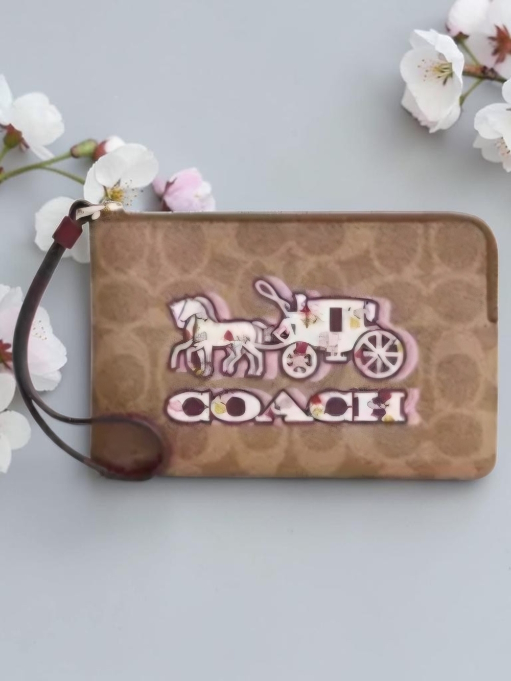 Coach Horse & Carriage Wristlet NWT